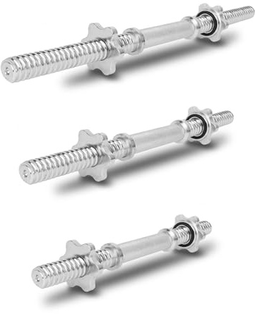 Kurzhantelstange Hantelstange kurz Set Ø25mm 35cm 40cm 45cm mit Schraubgewinde (35, Zentimeter)