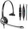 Wantek RJ9 Phone Headset with Noise Cancelling Mic + Quick Disconnect for Polycom VVX400 VVX410 VVX411 Mitel 5312 5320e Avaya 1120 1408 ShoreTel IP480 NEC Plantronics Landline Telephones(600QS2)