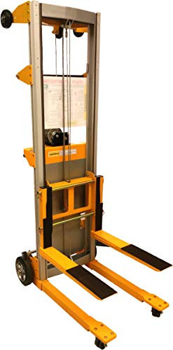 CARRELLO ELEVATORE MANUALE SMONTABILE LEGGERO IN ALLUMINIO P. KG.181 H. MM.2500 CATOCCIMACCHINE