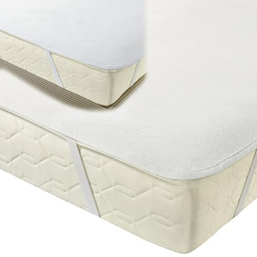 Erwin Müller Matratzenauflage Freiberg Sommer/Winter wasserdicht/kochfest Frottee/Molton weiss Größe 100x200 cm