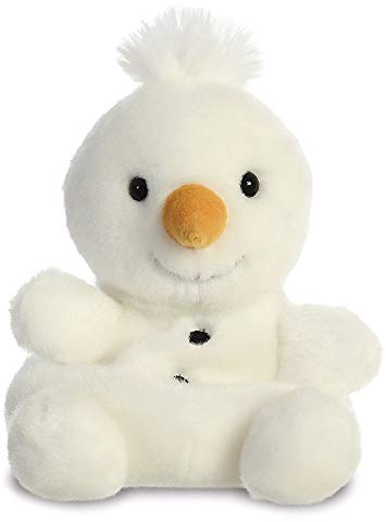 Aurora, 99130, Palm Pals Snowman, 5In, Soft Toy, White