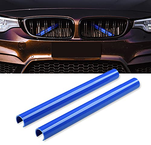 AggAuto 1 Pairec Inserts de calandre Compatible avec BMW Série 1 2 3 4 5 6 7, BMW F20 F21 F22 F23 F30 F31 F32 F33 F36 G30 G32 G11 G12 G14 Accessoire(F20 F30, Bleu)