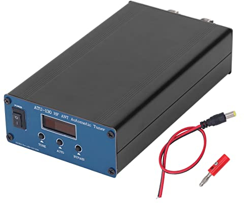 ATU-130 1,8‑50 MHz 200 W Automatischer Antennentuner Aluminiumlegierungsgehäuse Automatischer Miniatur-Kurzwellen-Antennentuner für die Verwendung mit Radios in Heimfahrzeugen