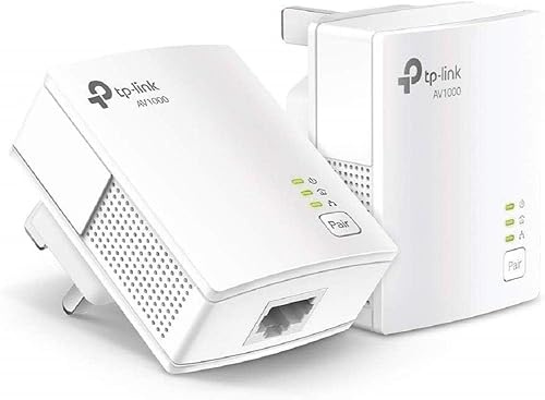 (Ricondizionato) TP-Link TL-PA717 KIT Powerline Gigabit, velocità di trasferimento dati fino a 1000 Mbps, ideale per streaming video HD/3D/4K e giochi online (solo per cablato)