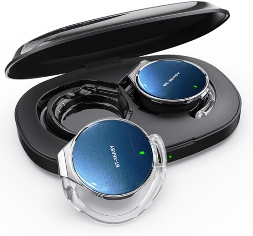 Auriculares On-Ear Bluetooth 5.4 | Auriculares Abiertos Inalámbricos con Supresión de Ruido | Diseño en Forma de Gota de Agua | 4 Micrófonos Integrados | Clip Deportivo y Gancho Ergonómico