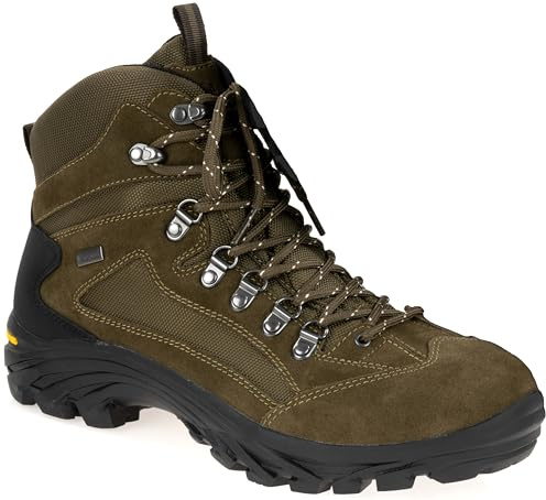 La Chasse® Leichter Pirschstiefel & Jagdstiefel Ancona oliv – Wasserdicht mit Membrane – Ideal für Trekking, Wandern & Outdoor (Oliv (Grün), EU Schuhgrößensystem, Erwachsene, Herren, Numerisch, M, 44)