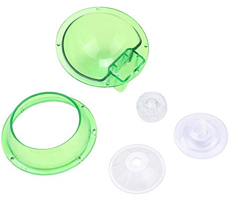 Ciotola per mangiatoia per rettili Durevole plastica trasparente Ventosa Lucertola Camaleonte Geco Piatto di alimentazione Design elevato Previene la fuga di cibo vivo per gli