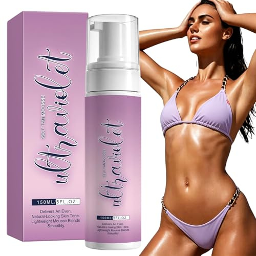Autoabbronzante per viso e corpo, abbronzatura naturale a lunga durata, spray autoabbronzante per il viso