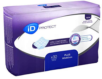 ID Protect Plus - Protector de colchón para incontinencia (60 x 90 cm)