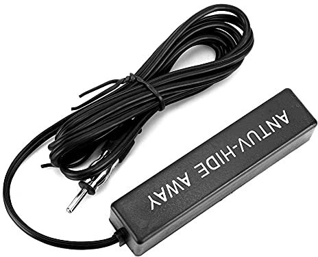 Car Antenna,Universal Car Stereo Radio Aerial Enhanced Hidden Antenna Black