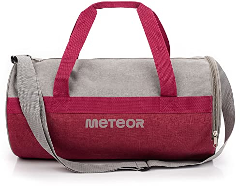 meteor Sporttasche Siggy 25 L – Damen 43×25×25 cm Gym Bag mit Schuhfach – wasserabweisend leicht und kompakt – Fitness‑ und Reisetasche