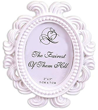 Fotorahmen, Ovaler Barock Kleiner Fotorahmen, Vintage Barock Ovaler Bilderrahmen für Wandtischplatte, Familienfotorahmen