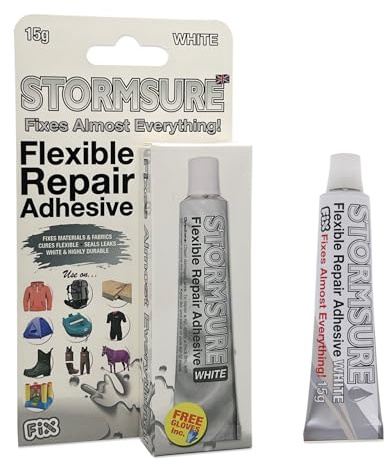 Spetton Rengöring och underhåll Tillbehör, Vuxen Unisex, Flexibelt Lim (Vit), En Storlek