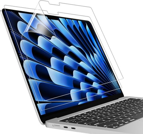 MasiBloom Protector de pantalla para MacBook Air 13,6 pulgadas (2026-2022, M5/M4/M3/M2) A3449 A3240 A3113 A2681 alta definición, filtro antiarañazos protector de ordenador portátil accesorio