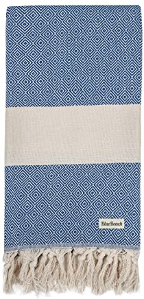 Turkish Beach Towels - Toallas de playa para adultos, extragrandes, 100 x 180 cm, toalla turca de Hammam Peshtemal, superabsorbentes, de secado rápido, ligeras, compactas para viajes, natación, baño