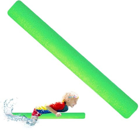Tubo galleggiante per piscina – 150 cm Hollow Pool Swim Noodle | Versatile Pool Swim Noodle | Spaghetti spessi per piscina | Spaghetti luminosi per nuoto, galleggianti e progetti artigianali