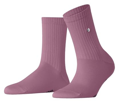Burlington Fleet Street W So algodón lisos 1 par, Calcetines Mujer, Rosa English Rose 8731, 36-41