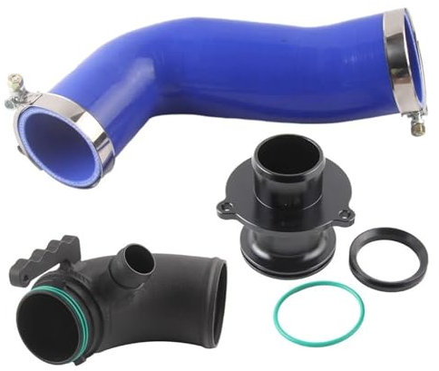 Tubo Entrada para VW para Golf MK7 R para V8 MK3 A3 S3 TT MK3 2.0T 2014+ Manguera Admisión Silicona Codo Entrada Turbo Silenciador Turbo Eliminar Entrada Aire(Azul)