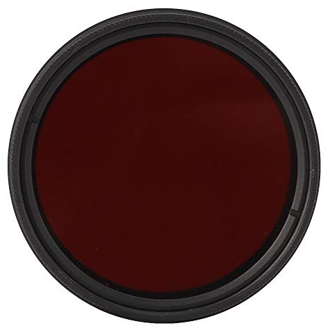 BONKZEBU Filtro de Infrarrojos Ajustable FOTGA Integrado Práctico para la Creación de Fotografías por Infrarrojos, Filtro Giratorio, Adecuado para Fotografía por, Aleación de Aluminio + Vidrio