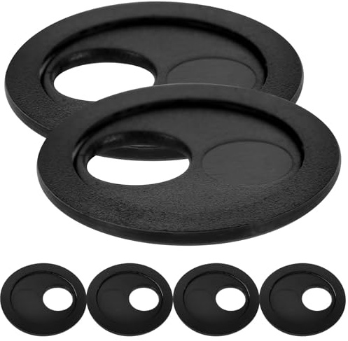 NAMOARLY 6 Pezzi Cover per Fotocamera per Cellulare in ABS Nero, Copertura della Fotocamera del Telefono Protezione Privacy Scorrevole, Compatibile Smartphone, Protezione da Agenti