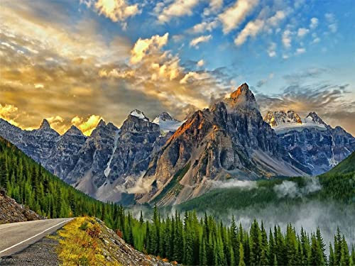 Puzzle 1000 Teile Für Erwachsene Wald Berge Und Nebel Moderne Holzspielzeug Lustige Spiele Tolles Pädagogisches Geschenk Für Kinder