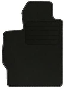 Veloursfussmatte für Toyota Yaris II Bj. 2005-2010 Basic LP Automatte Velourmatte Mit Absatzschoner Passform Neu