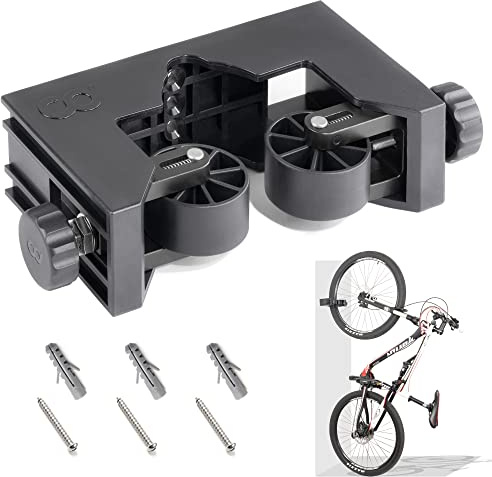 CyclingDeal Bike Tire Bicycle Clip Storage Wall Mount Rack - Premium Quality Clip for Outdoor & Indoor - Safe & Secure for Storing Road Mountain Bikes in Garage or Home - MTB 1.5-2.4 (Pack of 1)
