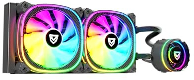 Nfortec Atria X refrigeración líquida CPU 240mm ARGB 240W compatible Intel AMD color negro