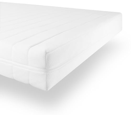 Sleepneo Kaltschaum Matratze Duo Härtegrad H2 H3 - Orthopädische 7 Zonen 120x190 - Bequem, Hygienisch, Atmungsaktiv, Höhe 15cm