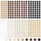Yesaler Adesivi per Coperchio Foro Vite 540 Pezzi Adesivi Autoadesivi Mobili Diametro 21mm per Mobili di Legno Armadio Decorativi 10 Colori