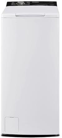 Hyundai Lavadora 8 Kg Carga Superior Blanco HLCS8300AI. 1900W, 1300rpm, 16 Programas, Función Stop&Go, Clase de Eficiencia Energética A