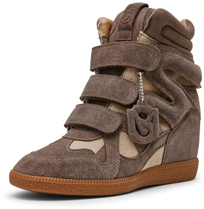 Steve Madden Women's Mavis Sneaker, Taupe Suede, 8