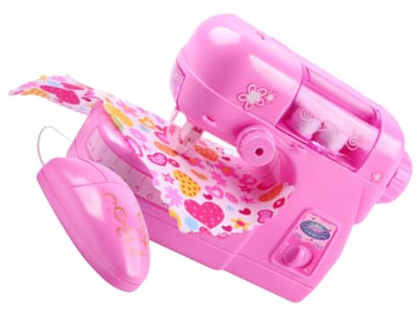 ifundom Machine À Coudre Électrique pour Enfants Jouet Éducatif Kit De Couture Mini Appareil De Couture pour Filles