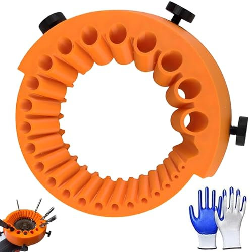 GGesii Afilador de Brocas Profesional, Afilador Brocas 2-13 mm, para Amoladoras 125 mm y Angulares