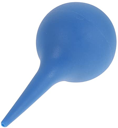 WOFASHPURET Pompe à Air Souffleur Pour Nettoyage Des Oreilles Poire Caoutchouc Pour Laver Et Outil De Laboratoire Bleu Pour Élimination Du Cérumen Et Dépoussiérage