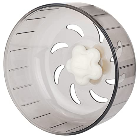 Rueda de Hámster Acrílica Silenciosa de 13 Cm para Ejercicio de Mascotas, Juguete Pequeño para Hámster, Adecuado para Juguetes de Roedores, Plástico Transparente