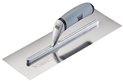 RAGNI 11 Feather Edge Stainless Steel Finishing Trowel with HIGH Lift Handle (R618S-11HL)