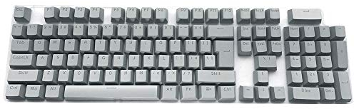 Feicuan Universal 104 Keyset Keycap ABS Colorful Retroiluminado Teclas de Repuesto Clave Cubierta para Teclado mecánico -Gris