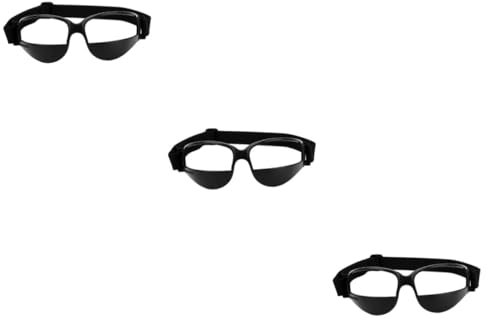 BESPORTBLE 3 Stücke Basketball Dribbling Blinder Für Jungen Und Mädchen Dribble-low Training Brille Basketball Brille Schwarz