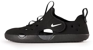 Nike Little Kids Sunray Protect 4 Sandals, Black/White-Anthracite, 3Y