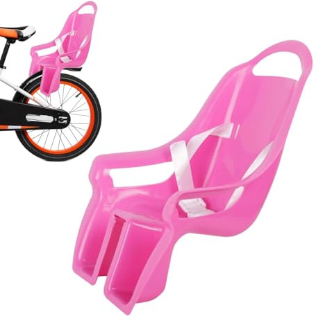 Cykelstol För Docka - Lekfull Resa Tillsammans, Livlig Rosa Lila Estetisk Profil, Universell Monteringsklämma, Säker Leksaksrem, Högkvalitativ Impactt, För Giffts & Utomhus