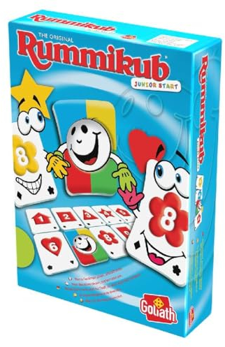 Goliath Rummikub The Original Junior Travel für Kinder ab 4 Jahren Reisespiel für 2 bis 4 Spieler