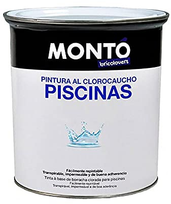 Bricolovers Peinture au chlore pour piscines en béton (Blanc Caraïbes 102, 12L)