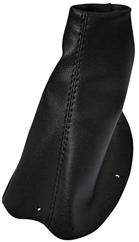 Aerzetix - C58929 - Cuffia soffietto per leva del cambio - compatibile con Peugeot 308 I dal 2008 al 2012 - colore: nero - in pelle sintetica