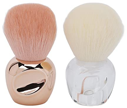 Cepillo para uñas, 2 paquetes de pinceles removedores de polvo de uñas, limpiador de brochas de uñas portátil, rubor en polvo para suministros de maquillaje de uñas para salón de casa