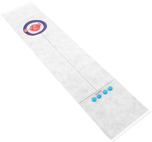 BESPORTBLE Tisch Curling Spiel Für Junge Mädchen Curling Spielzeug Aus Kunststoff Indoor Outdoor Sport Spielzeug Für Kleinkinder Eltern-Junge Mädchen-Spiele