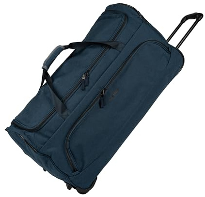 Blackbeat - Reisetasche mit Rollen - wasserabweisend - großes Hauptfach, 3 Nebenfächer & 78L Volumen - mit Teleskopgestänge - Trolley-Weichgepäck für Damen & Herren als Koffer-Alternative