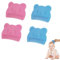 4 Pcs Cradle Cap Comb, Baby Cradle Cap, Baby Cradle Cap Brush, Soft No Damage to Scalp Baby Hair Comb, Suitable for Newborn Baby Hair Grooming(Blue,Pink)