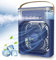 Mini Climatiseur Portable 4 en 1, Mini Ventilateur De Refroidisseur D'eau, Climatiseur Silencieux,Ventilateur D'évaporation Humidifier Type-C avec Minuterie