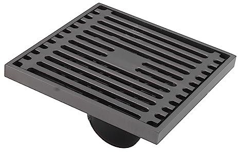 HIFRQVVC Drain de Douche pour Plancher Attrape-Cheveux， Supports de ventouses for Toilettes carrées for Lave-Linge à Usage Unique en Laiton